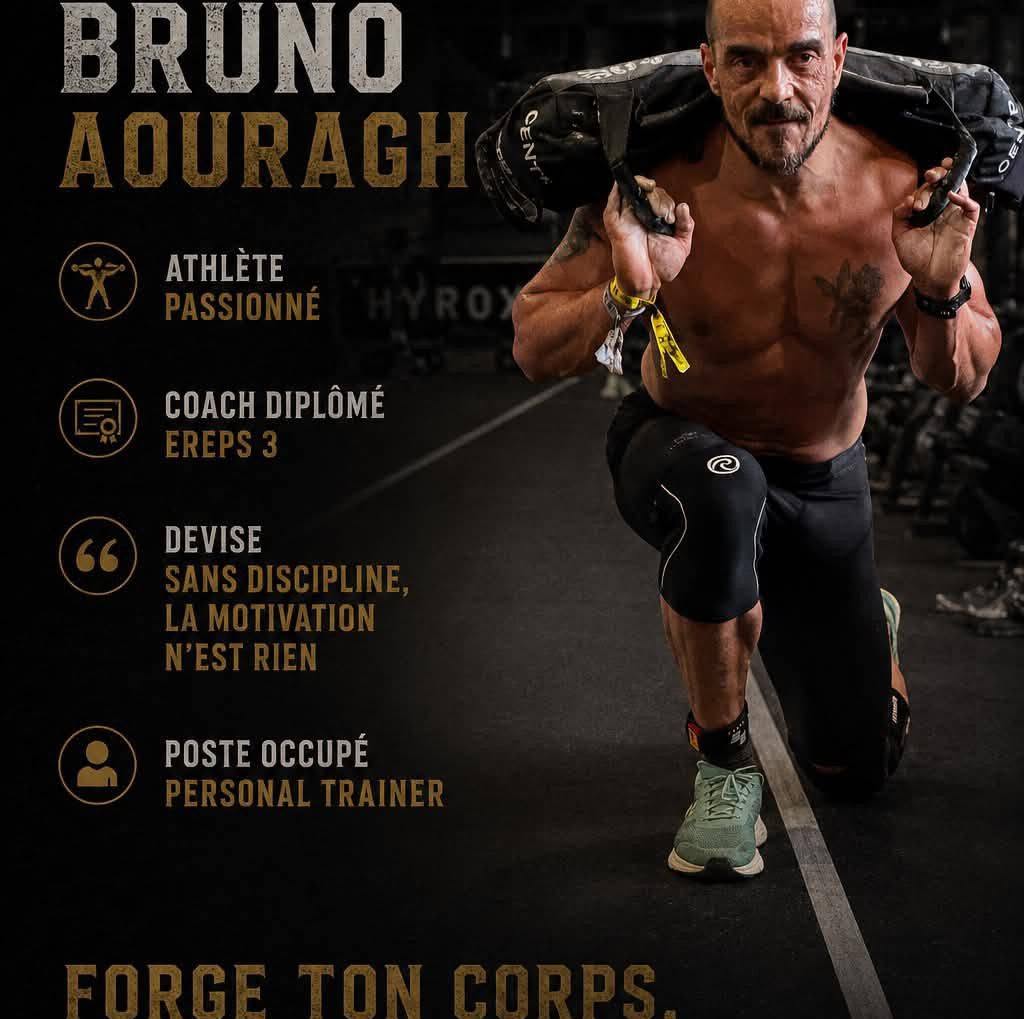 Site de Bruno Aouragh, coach sportif à Mouscron